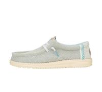 HEYDUDE Men's Wally Jute - Casual Slip-On Shoes, Cloud Blue/Dawn Blue, 10 UK