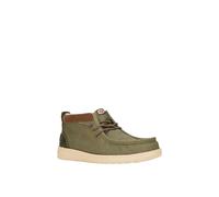 HEYDUDE - Men's Wally Mid GripR Workwear Slip-On Shoes, Dusty Olive, 10 UK