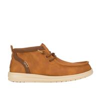 HEYDUDE Mens Wally Mid GripR Classic Boot COGNAC TAN 11 MENS