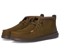 HEYDUDE Men's Wally Mid GripR Vin Classic, Dark Olive/Mole Brown, 8 UK