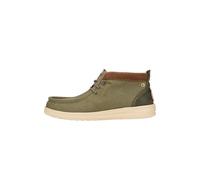 HEYDUDE - Men's Wally Mid GripR Workwear Slip-On Shoes, Dusty Olive, 11 UK