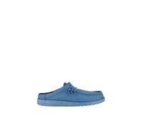 HEYDUDE Wally Slip Canvas Mule Male - Elemental Blue - UK 8 / EU 42 / US M9