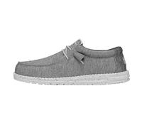 HEYDUDE Men's Wally Sport Knit Moccasin, Gray, 12.5 UK
