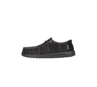 HEYDUDE - Men's Wally Stretch Sox Slip-On Shoes, Black/Black, 8 UK