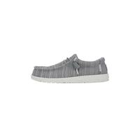 HEYDUDE - Men's Wally Stretch Sox Slip-On Shoes, Grey, 12 UK