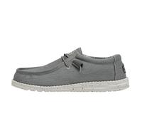 HEYDUDE - Men's Wally Stretch Sox Slip-On Shoes, Grey, 13 UK