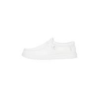 HEYDUDE - Men's Wally Stretch Sox Slip-On Shoes, White, 12 UK