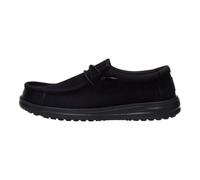 HEYDUDE - Men's Wally Work CE Black - Slip-On Shoes - Loafer Style - 11 UK