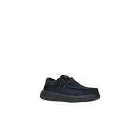 Hey Dude Men's Wally Comf Suede Slip-On, Black, 8 UK