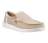 HEYDUDE Mikka Jute Linen Men's Irish Cream Moccasins Shoes - UK 12 / EU 46 / US M13
