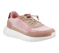 HEYDUDE Women's Sirocco Alta Boho Trainer in Pink | Size: 4 HEYDUDE Pink 4
