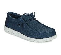 HEYDUDE Slip-ons (Shoes) Wally Stretch Sox in Blue 9.5