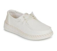 HEYDUDE Slip-ons (Shoes) Wendy Espadrille Woven White in White 4