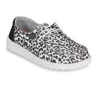 HEYDUDE Slip-ons (Shoes) Wendy Leopard in Black 3.5
