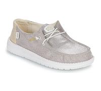 HEYDUDE Slip-ons (Shoes) Wendy Metallic Sparkle in Gold 4
