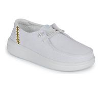 HEYDUDE Slip-ons (Shoes) WENDY RISE PERF CANVAS in White 6.5