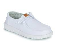 HEYDUDE Slip-ons (Shoes) Wendy Stretch Canvas in White 5