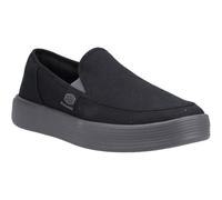 HEYDUDE Sunapee Canvas 100% Cotton Mens Black/Charcoal Loafers - Size UK 12