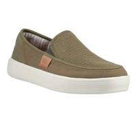 HEYDUDE Men's 'Sunapee Coastline' Classic Slip On Shoes in Olive | Size: 11 HEYDUDE Olive 11