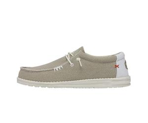 HEYDUDE Wally Braided - Mens Shoes - Off White - Size UK 11