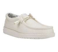 Heydude Wally Canvas 100% Cotton Men's Stone White Shoes UK 12