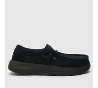 HEYDUDE Wally Comf Suede Trainers in Black UK 11