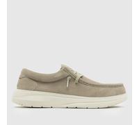 HEYDUDE Wally Comf Suede Trainers in Grey UK 12 (EU 46)