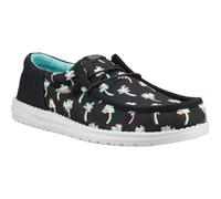 HEYDUDE Wally Funk Party Black/Multi Palm Shoes for Male - Size 11
