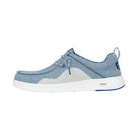 HEYDUDE Wally Hey2O Mesh, Men’s Shoes, Men's Slip-on Loafers, Comfortable & Light-Weight, Sargasso Blue/Cloud Blue, 8 UK