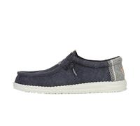 HEYDUDE - Wally Jute, Men Slip-On Shoes, Black/Granite Grey, M9