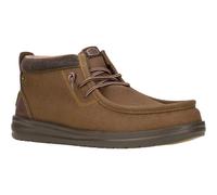 Hey Dude - Men's Wally Mid GripR Workwear Slip-On Shoes, Dark Brown, 12 UK