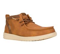 HEYDUDE Wally Mid GripR Cognac/Tan Classic Boots for Male - Size 12