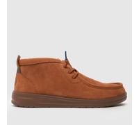 HEYDUDE Wally Mid GripR Warmth Trainers in Brown UK 9 (EU 43)