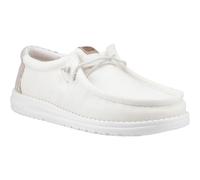 Heydude Wally Resort Synthetic Blend Men's White/Multi Moccasins Shoes UK 8