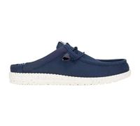 HeyDude - Wally Slip Canvas - Sandals size 6,5, blue/white
