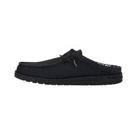 HEYDUDE - Wally Slip Stretch Canvas, Men Slip-On shoes, Black/Black, M8