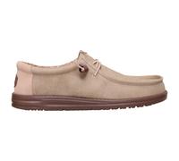 HeyDude - Wally Stretch Canvas Block - Sneakers size 8, brown/sand