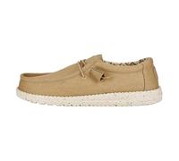 Hey Dude Wally Canvas Boat Shoes Beige EU 40 Men