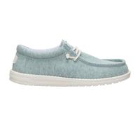 HeyDude - Wally Stretch Jersey - Sneakers size 9,5, turquoise/grey