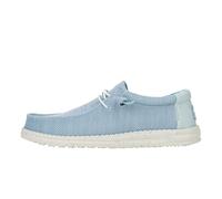 HEYDUDE - Wally Stretch Sox, Men Slip-On Shoes, Cloud Blue/Dawn Blue, M6