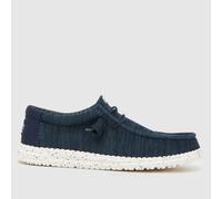 HEYDUDE Wally Stretch Sox Shoes in Navy UK 11 (EU 45)