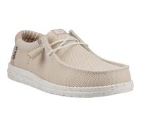 Heydude Wally Stretch Sox Synthetic Men's Irish Cream/Egret Moccasins Shoes UK 7