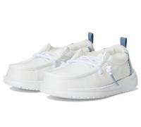 HEYDUDE Wally Summer Linen (Toddler) LoaferChildren & Youth, White Grey Stone, 5 Toddler