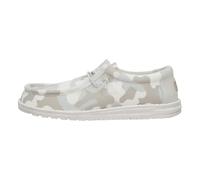 HEYDUDE Wally Washed Camo - Men's Shoes - Greyscale Desert Camo - Size EU 45, Greyscale Desert Camo, 11 UK