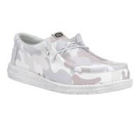HEYDUDE - Men's Wally Washed Camo Wally Slip-On Shoes, Greyscale Desert Camo, 11 UK