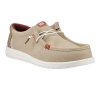 HEYDUDE Wally Workwear Blend Mens Incense/Multi Moccasins Shoes - Tan - Size UK 7