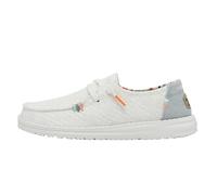 HEYDUDE Wendy Boho - Womens Shoes - White Crochet - Size EU 37