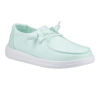 HEYDUDE Wendy Canvas Slip On Ladies Shoes Women's Lace 40902