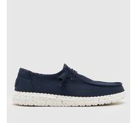 HEYDUDE Wendy Canvas Trainers in Navy UK 3 (EU 36)