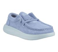HEYDUDE Wendy Comf Suede Shoes Faded Denim/Cloud Blue Size 6 Female